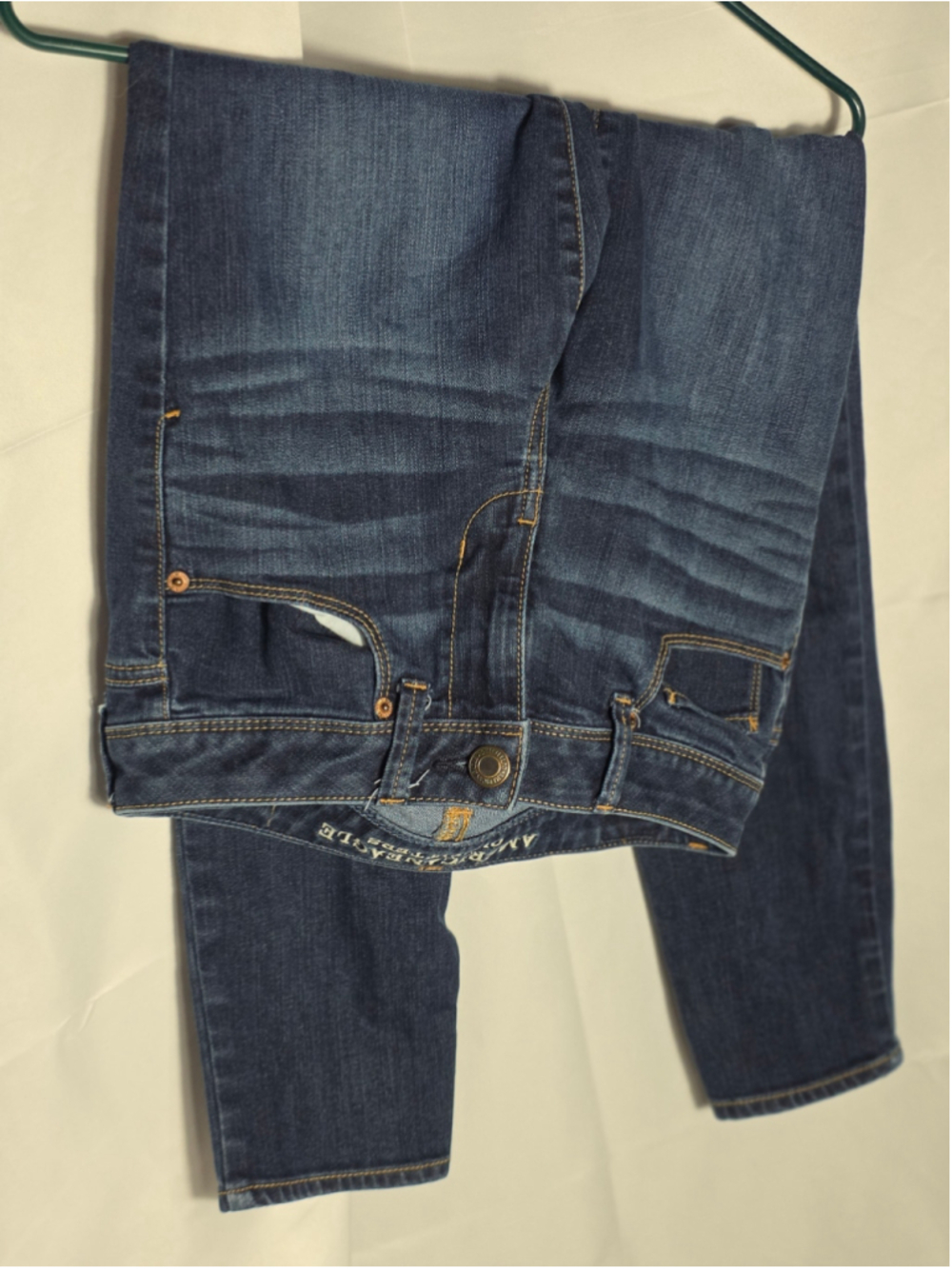 Women's American Eagle Super Skinny Jeans Size 4 Blue y2k 90's vintage retro